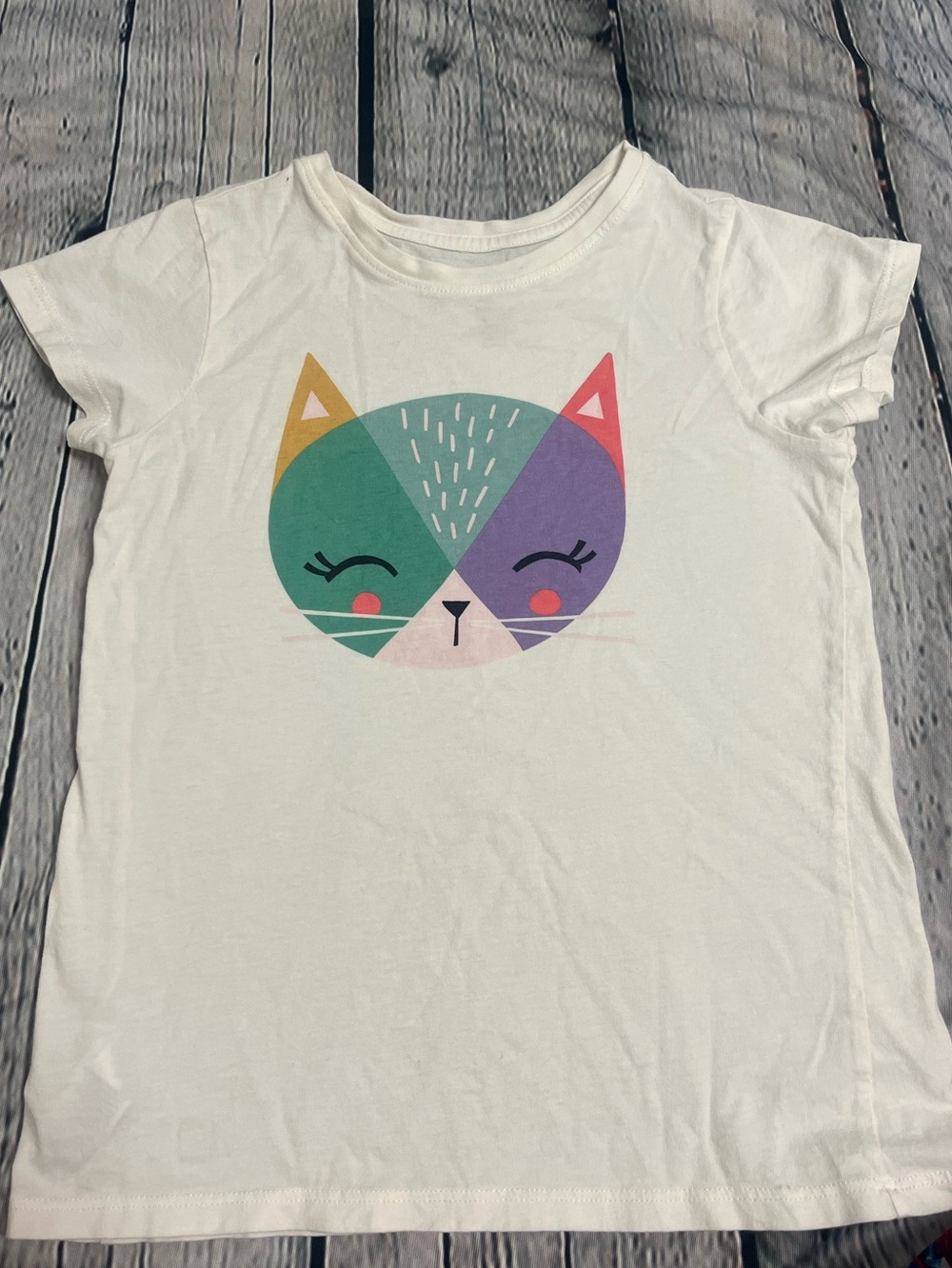 Tea Collection cat tee size 8